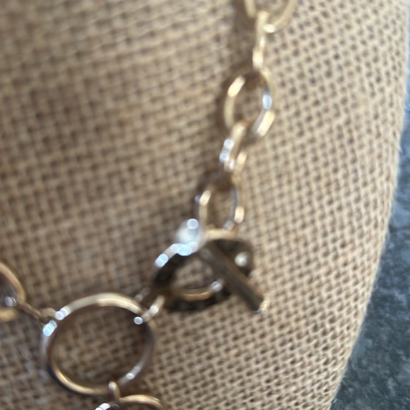 Vintage guess choker toggle locket rhinestones says guess est LA 1981 - Picture 3 of 4